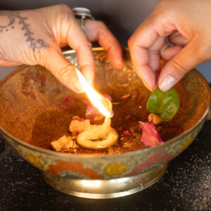 Clarity Lamp, healing ceremony